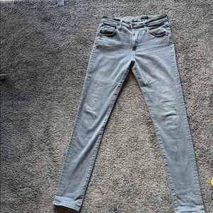 Hudson Farrah Skinny 29R Gray. Worn twice.